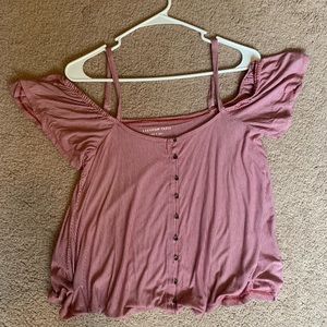 Off shoulders soft and sexy blouse